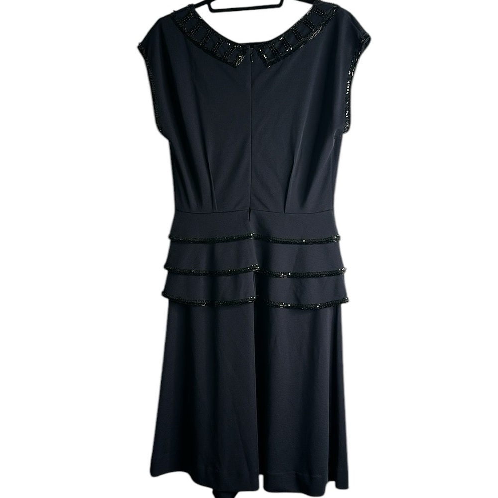 Marc by Marc Jacobs call the boat sequins navy   Sailor peplum midi dress siz M - Picture 5 of 10